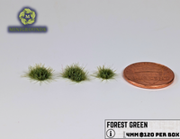 Static Grass Tufts 4mm – Forest Green | Wargaming Terrain Basing Miniatures