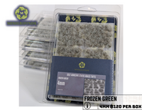 Static Grass Tufts – Frozen Green 4mm | Self-Adhesive Wargaming Terrain Basing