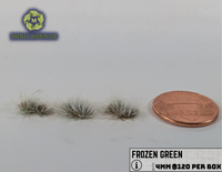 Static Grass Tufts – Frozen Green 4mm | Self-Adhesive Wargaming Terrain Basing