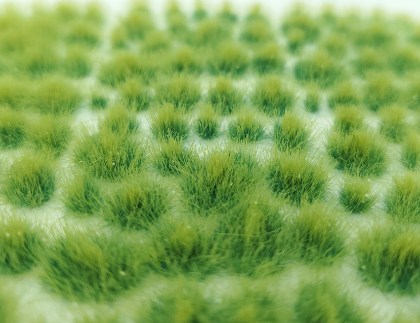 Self-Adhesive Static grass Tufts -4mm- -Fresh Green- - MiniGrounds