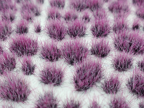 Self-Adhesive Static grass Tufts -4mm- -Plum Purple-