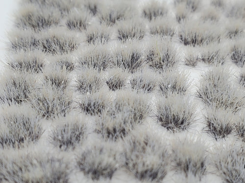 Self-Adhesive Static grass Tufts -4mm- -Wasteland Ash Grey-