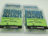 Self-Adhesive Static grass Tufts, 4mm, Blue Wildflowers - MiniGrounds