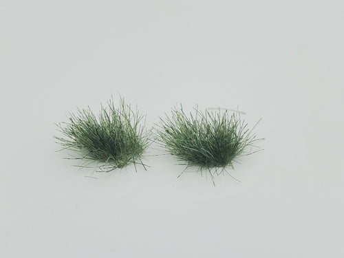 Self-Adhesive Static grass Tufts -6mm- -Plain Green-
