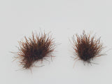 Self-Adhesive Static grass Tufts -8mm- -Dark Brown-