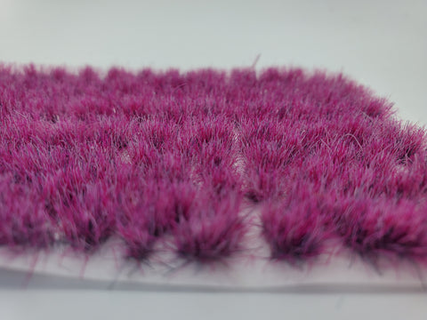 Adhesive Static grass Tufts -6mm- -Plum Purple-