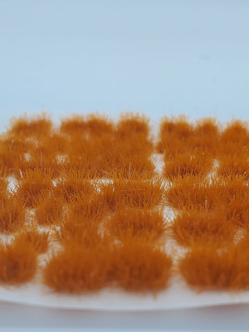 Self-Adhesive Static grass Tufts -4mm- -Pumpkin Orange