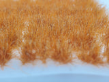 Adhesive Static grass Tufts -8mm- -Pumpkin Orange