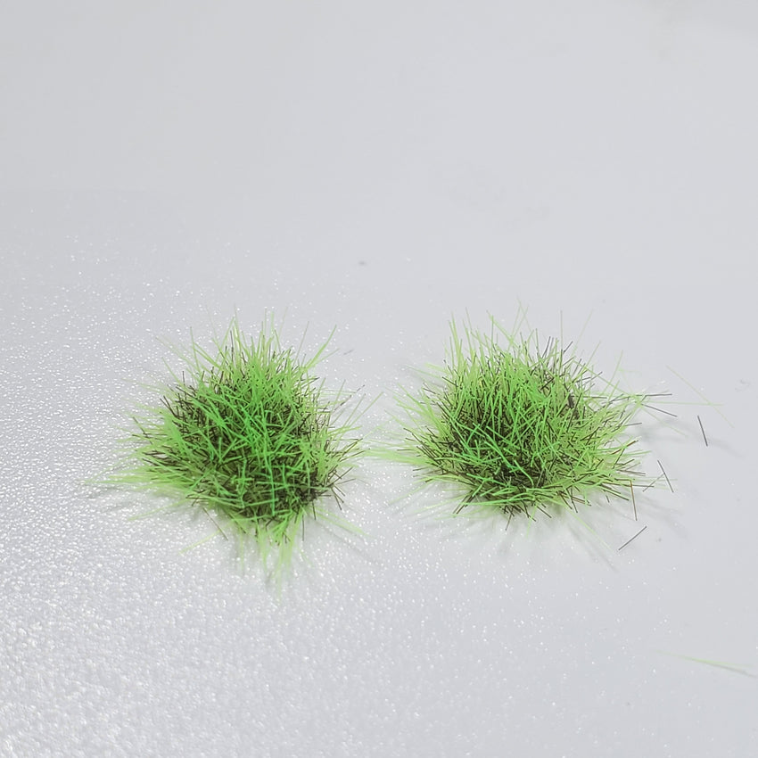 Adhesive Static grass Tufts -4mm- -Toxic Green-