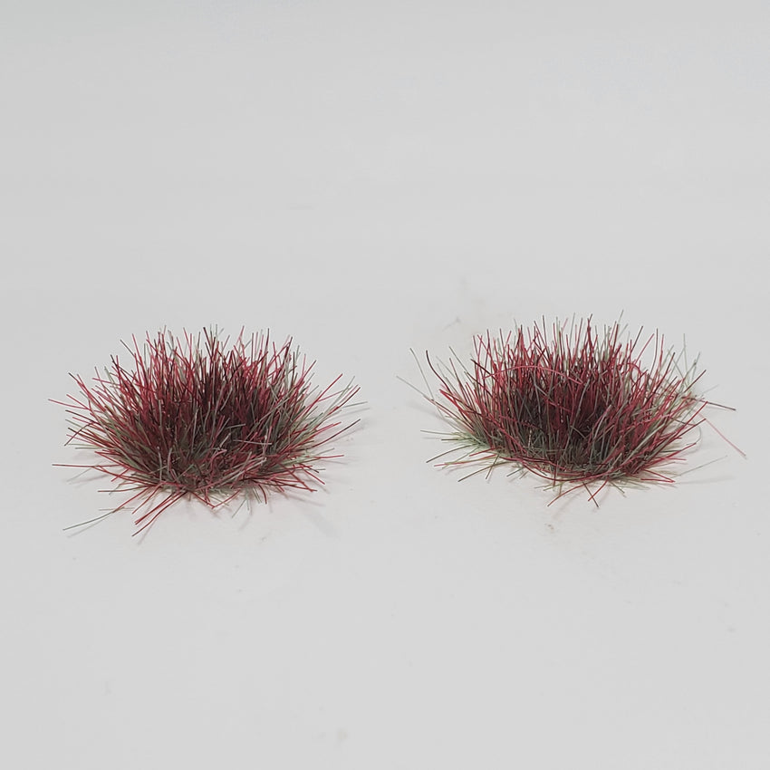 Adhesive Static grass Tufts -6mm- -Red Bladed Grass-