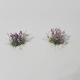 Adhesive Static grass Tufts -6mm- -Lavender Wildflowers-