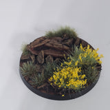 Adhesive Static grass Tufts -6mm- -Yellow Wildflowers-