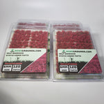 Adhesive Static grass Tufts -6mm- -Red Wildflowers-