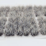 Adhesive Static grass Tufts -8mm- -Wasteland Ash Grey-
