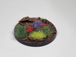 Adhesive Static grass Tufts -4mm- -Violet/Red Flowers-