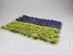 Adhesive Static grass Tufts -4mm- -Violet/Yellow Flowers-
