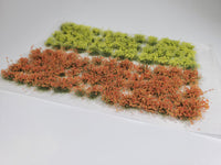 Adhesive Static grass Tufts -4mm- -Orange/Yellow Flowers-