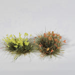 Adhesive Static grass Tufts -6mm- -Orange/Yellow Flowers-