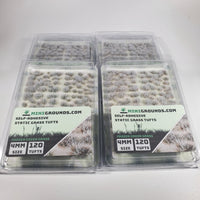 Static grass Tufts -4mm- -Frozen Green-