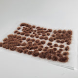 Static grass Tufts -4mm- -Two Tone Warm Brown-