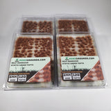 Adhesive Static grass Tufts -8mm- -Two Tone Warm Brown-