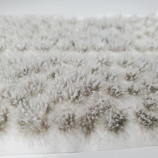 Static grass Tufts -4mm- -Snowy Grass-