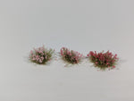 Adhesive Static grass Tufts -4mm- -Pink Flowers-