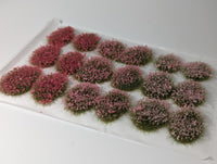 Adhesive Static grass Tufts -4mm- -XL Pink Flowers-