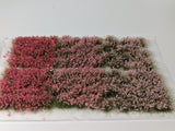 Adhesive Static grass Tufts -6mm- -Pink Flowers-
