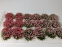 Adhesive Static grass Tufts -6mm- -XL Pink Flowers-